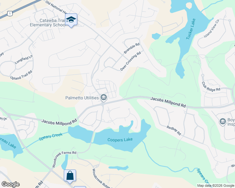 map of restaurants, bars, coffee shops, grocery stores, and more near 271 Thacher Loop in Elgin