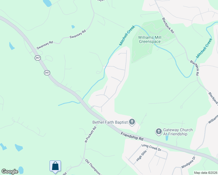 map of restaurants, bars, coffee shops, grocery stores, and more near 3618 Goldenrod Ln in Buford