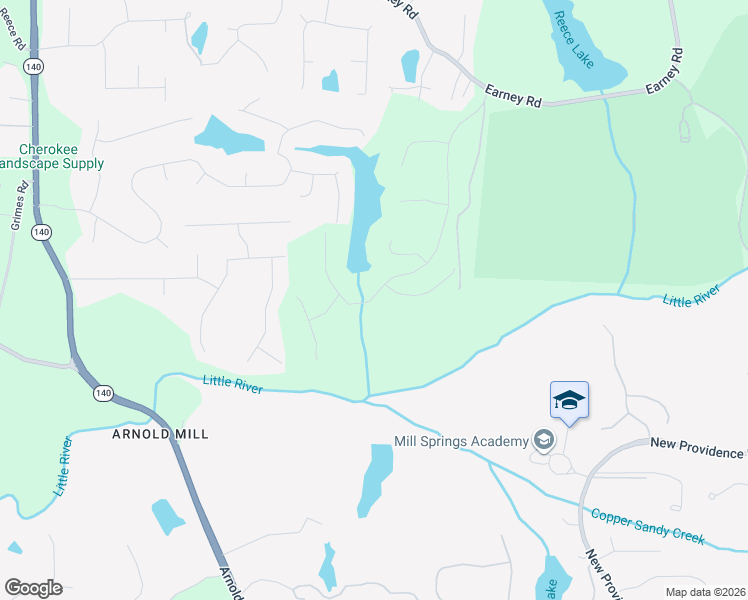 map of restaurants, bars, coffee shops, grocery stores, and more near 800 Riverlake Court in Woodstock