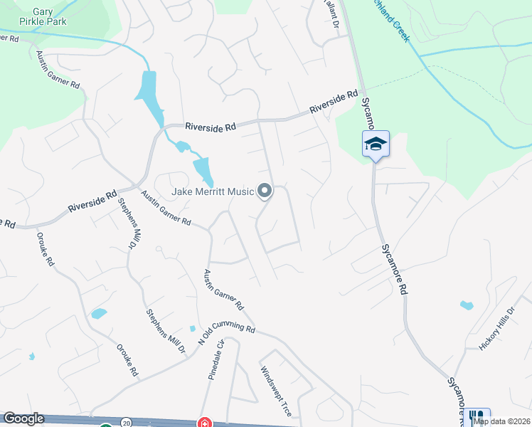 map of restaurants, bars, coffee shops, grocery stores, and more near 5585 Princeton Oaks Drive in Sugar Hill