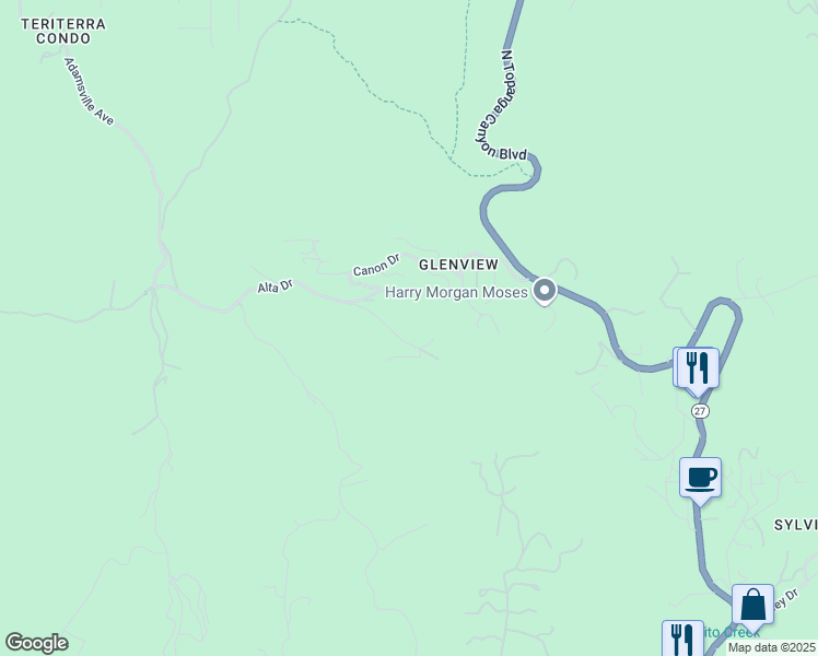 map of restaurants, bars, coffee shops, grocery stores, and more near in Topanga