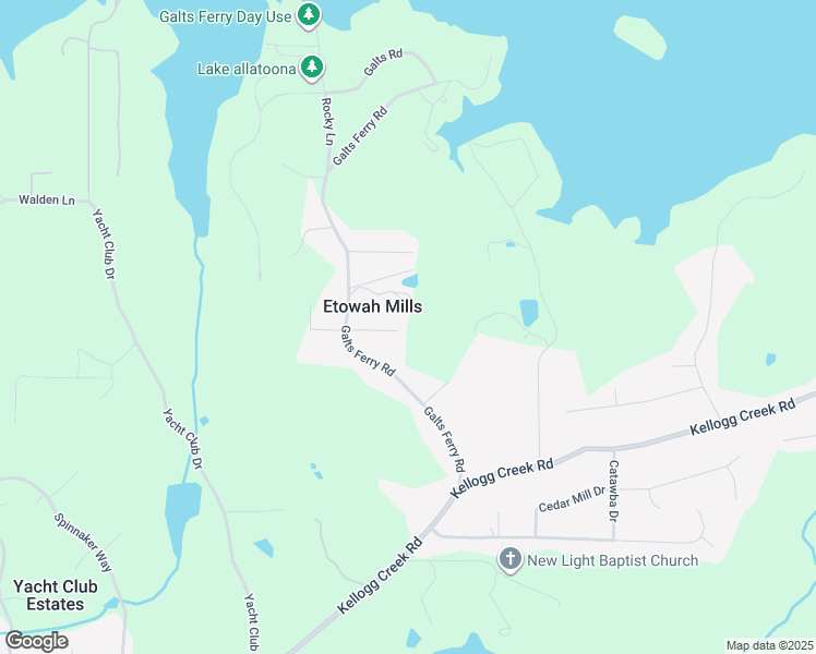 map of restaurants, bars, coffee shops, grocery stores, and more near 130 Cherokee Way in Acworth