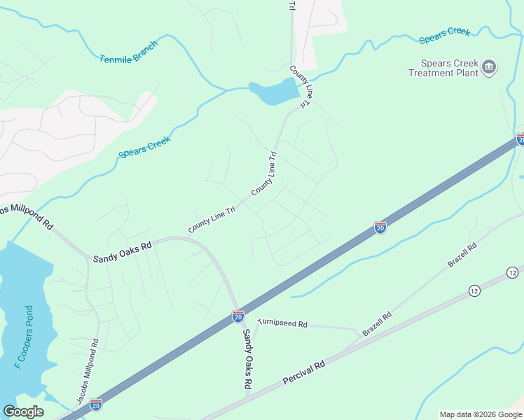 map of restaurants, bars, coffee shops, grocery stores, and more near 221 Ridley Hill Lane in Columbia