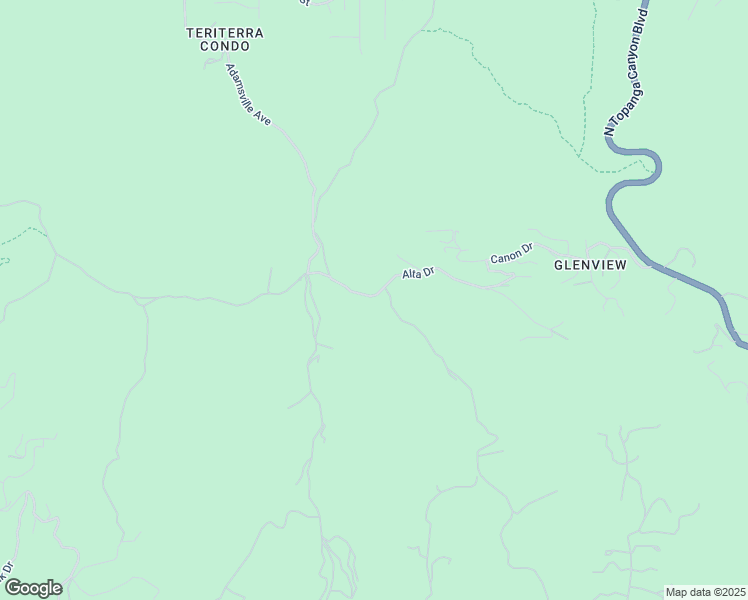 map of restaurants, bars, coffee shops, grocery stores, and more near 22252 Alta Drive in Topanga