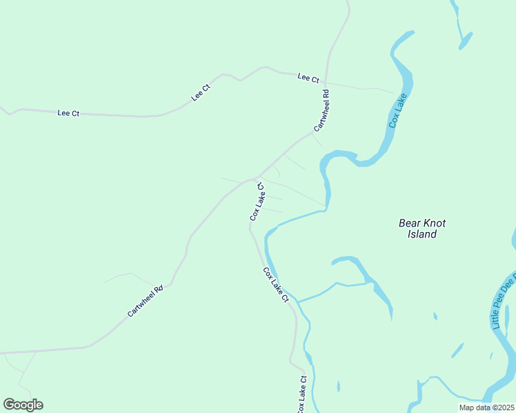 map of restaurants, bars, coffee shops, grocery stores, and more near 6208 Cox Lake Court in Mullins