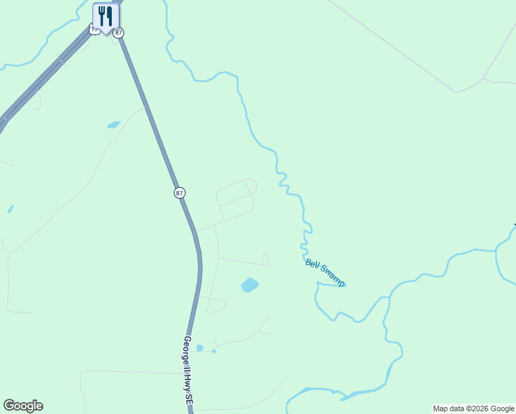 map of restaurants, bars, coffee shops, grocery stores, and more near 1086 Billfish Trail in Winnabow