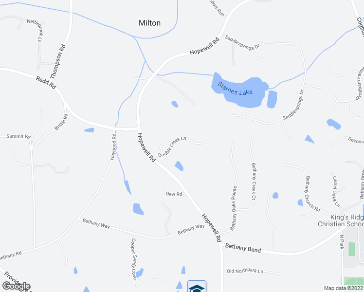 map of restaurants, bars, coffee shops, grocery stores, and more near 2125 Double Creek Lane in Alpharetta