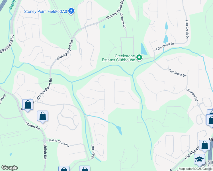 map of restaurants, bars, coffee shops, grocery stores, and more near 6730 Crofton Drive in Alpharetta