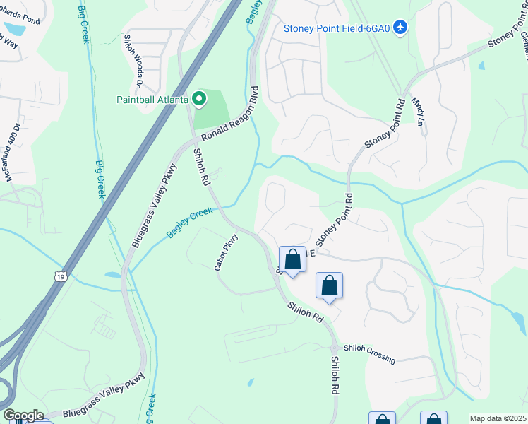 map of restaurants, bars, coffee shops, grocery stores, and more near 6090 Somersby Circle in Alpharetta