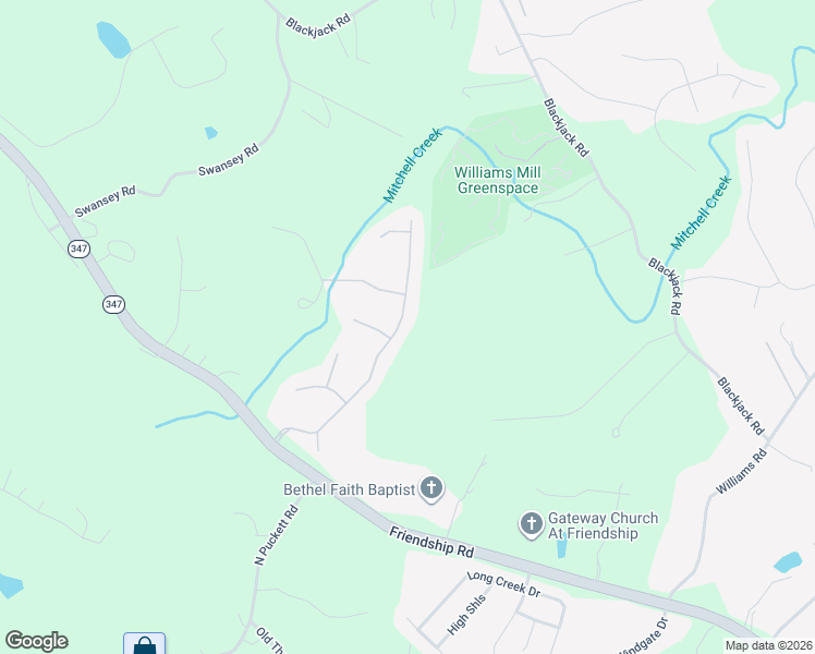 map of restaurants, bars, coffee shops, grocery stores, and more near 3540 Friendship Farm Drive in Buford