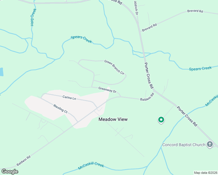 map of restaurants, bars, coffee shops, grocery stores, and more near 1532 Greenway Drive in Lugoff