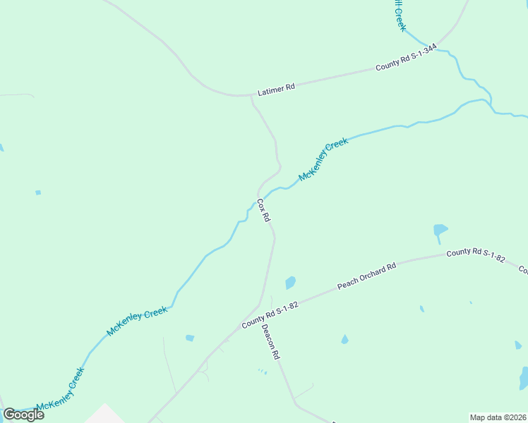 map of restaurants, bars, coffee shops, grocery stores, and more near Cox Road in Abbeville County