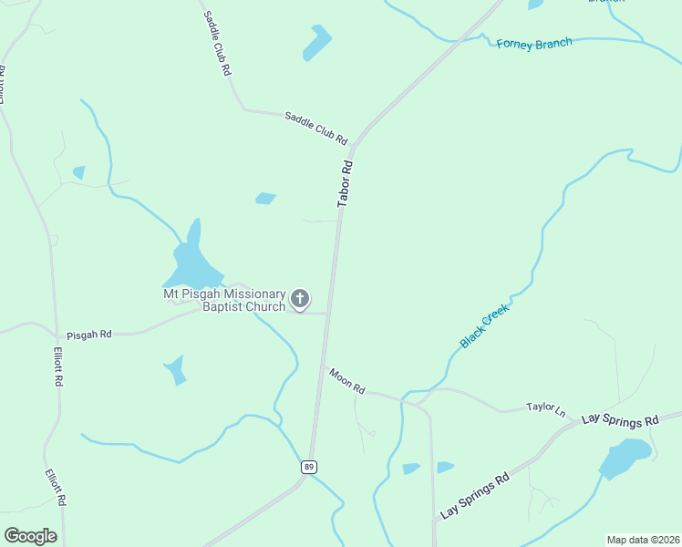 map of restaurants, bars, coffee shops, grocery stores, and more near 7521 Tabor Road in Gadsden