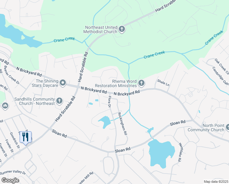 map of restaurants, bars, coffee shops, grocery stores, and more near 330 Kenmore Park Drive in Columbia