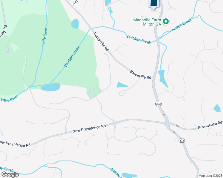 map of restaurants, bars, coffee shops, grocery stores, and more near 365 Tournament Players Drive in Milton