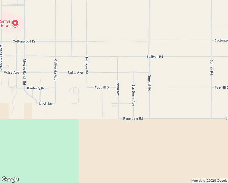 map of restaurants, bars, coffee shops, grocery stores, and more near 7117 Bonita Avenue in Joshua Tree