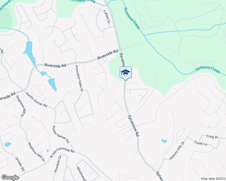 map of restaurants, bars, coffee shops, grocery stores, and more near 5710 Cardigan Trace Northeast in Sugar Hill