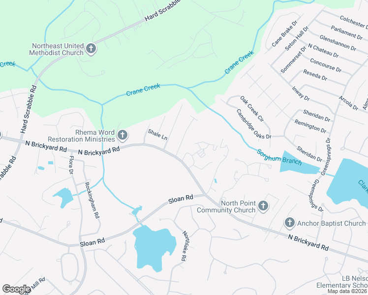 map of restaurants, bars, coffee shops, grocery stores, and more near 105 Peaceful Lane in Columbia