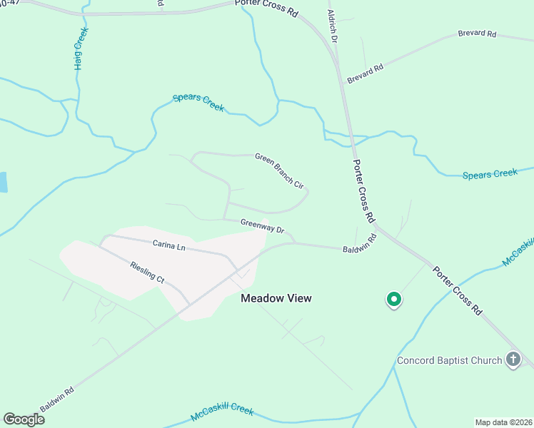 map of restaurants, bars, coffee shops, grocery stores, and more near 1532 Greenway Drive in Lugoff
