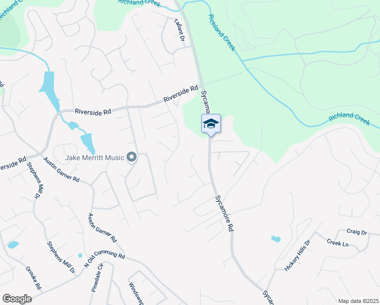 map of restaurants, bars, coffee shops, grocery stores, and more near 5710 Cardigan Trace Northeast in Sugar Hill