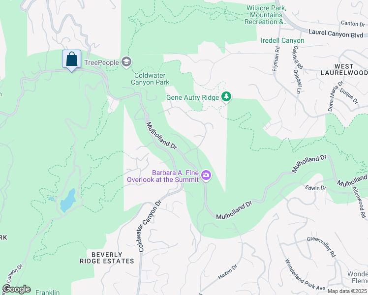 map of restaurants, bars, coffee shops, grocery stores, and more near 120 South El Camino Drive in Beverly Hills
