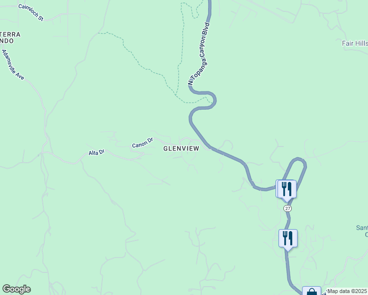 map of restaurants, bars, coffee shops, grocery stores, and more near 2437 Liberty Lane in Los Angeles County