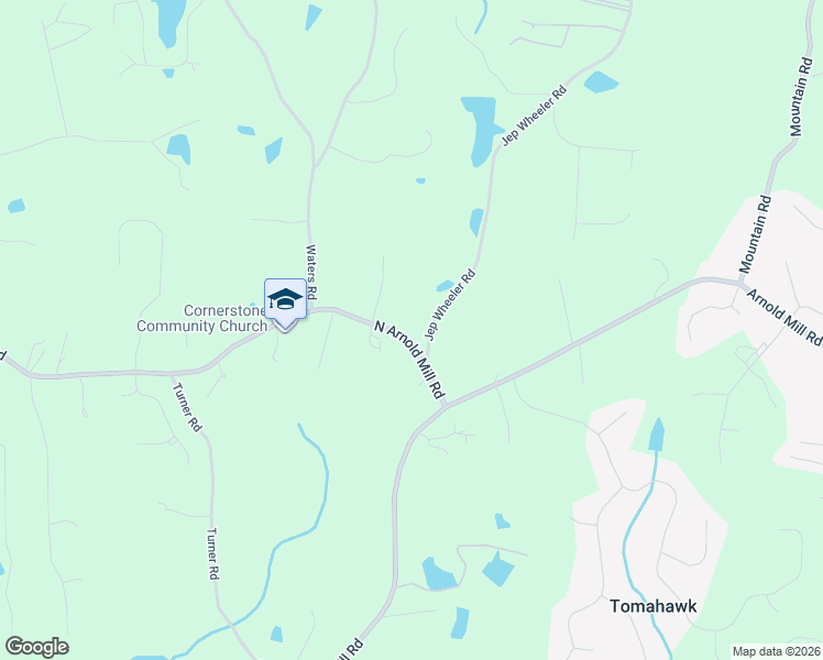 map of restaurants, bars, coffee shops, grocery stores, and more near 175 Jep Wheeler Road in Woodstock