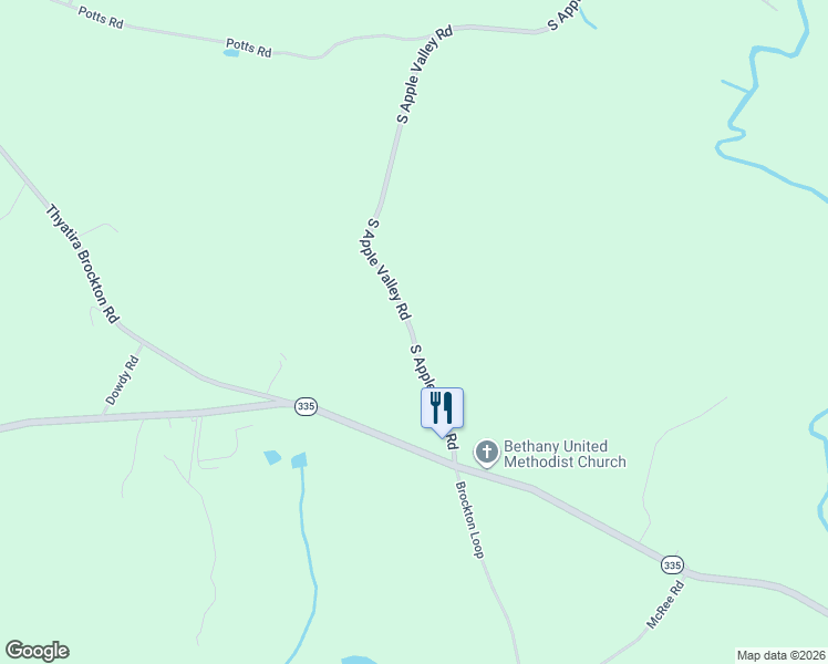 map of restaurants, bars, coffee shops, grocery stores, and more near 6957 South Apple Valley Road in Jefferson