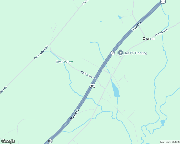 map of restaurants, bars, coffee shops, grocery stores, and more near 221 Hilltop Boulevard in Gadsden