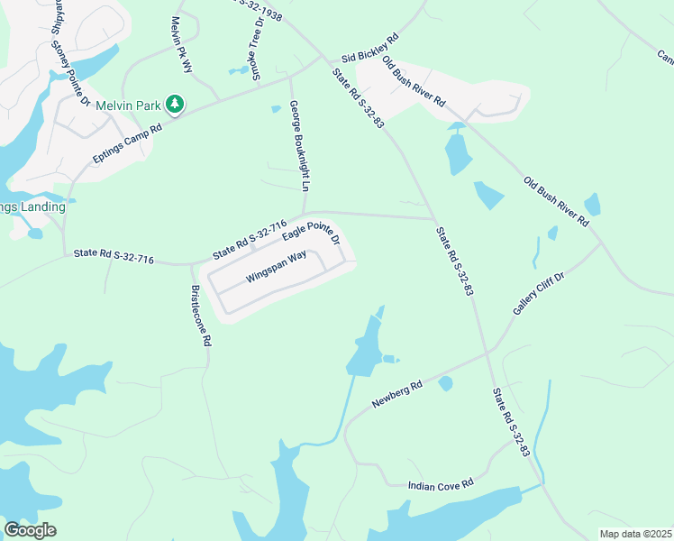 map of restaurants, bars, coffee shops, grocery stores, and more near 250 Eagle Pointe Drive in Chapin