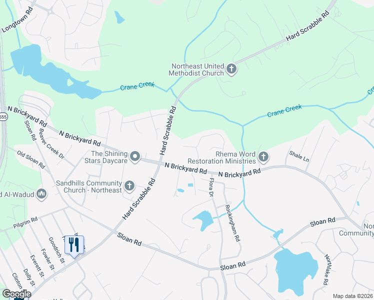 map of restaurants, bars, coffee shops, grocery stores, and more near 216 Kenmore Park Drive in Columbia