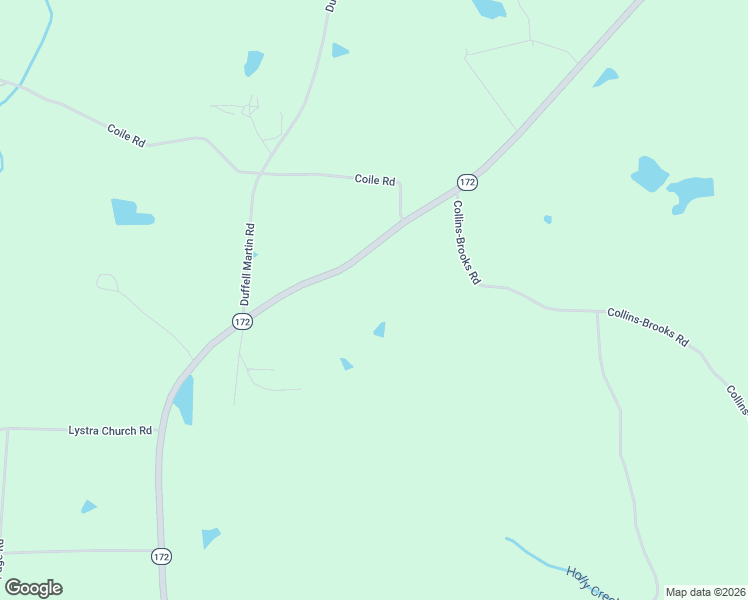 map of restaurants, bars, coffee shops, grocery stores, and more near 7230 Georgia 172 in Comer