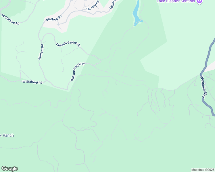 map of restaurants, bars, coffee shops, grocery stores, and more near Carlisle Road in Thousand Oaks