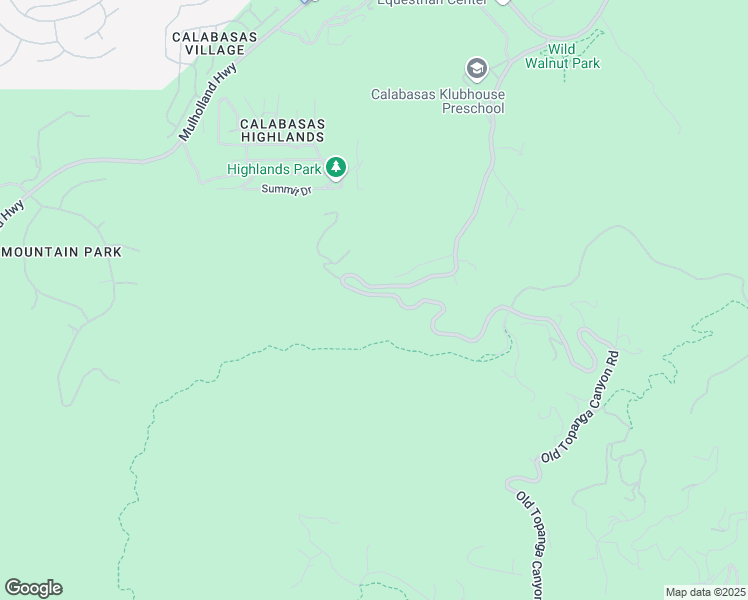 map of restaurants, bars, coffee shops, grocery stores, and more near 2 Old Topanga Canyon Road in Topanga