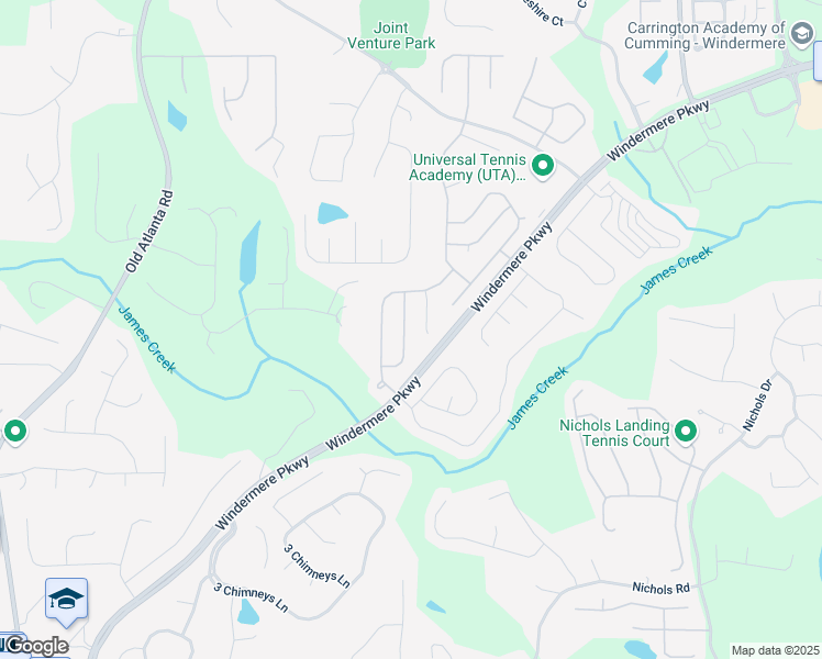 map of restaurants, bars, coffee shops, grocery stores, and more near 4475 Kirkwell Road in Cumming