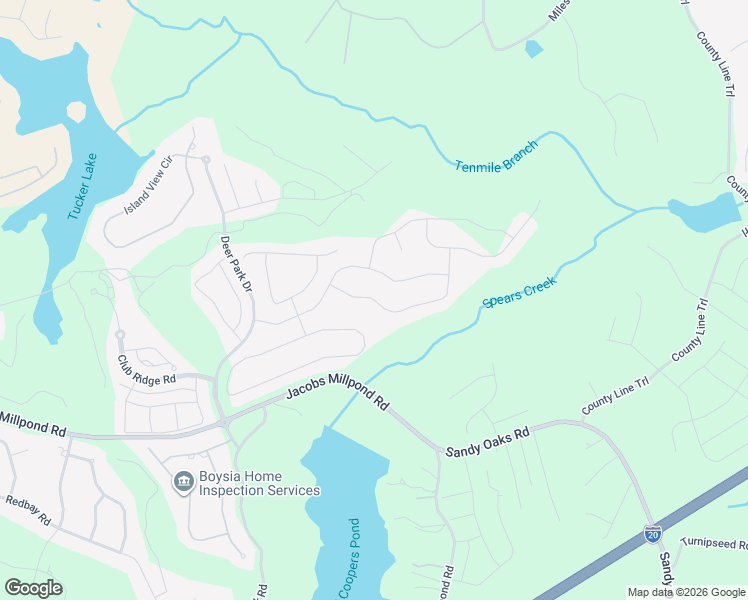 map of restaurants, bars, coffee shops, grocery stores, and more near Cool Breeze Lane in Columbia