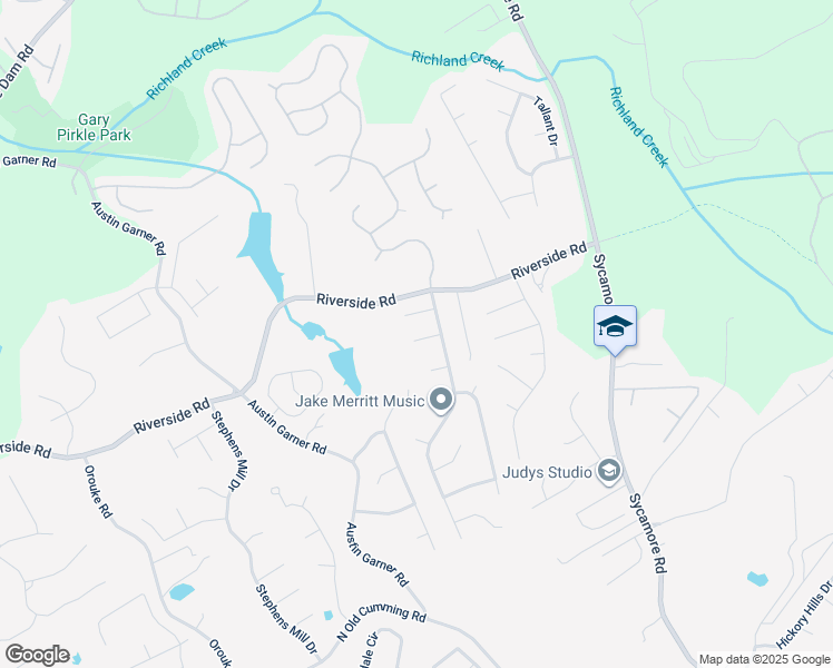 map of restaurants, bars, coffee shops, grocery stores, and more near 976 Franklin Ridge Court in Sugar Hill