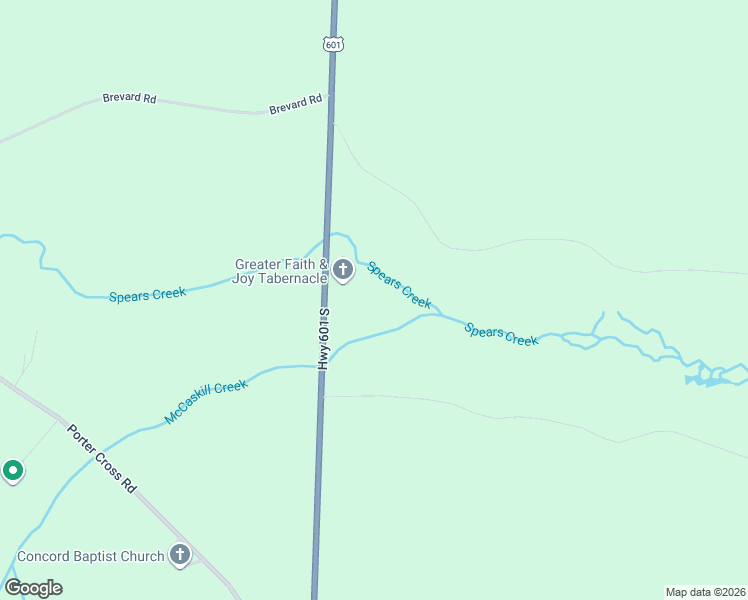 map of restaurants, bars, coffee shops, grocery stores, and more near 1488A U.S. 601 in Lugoff