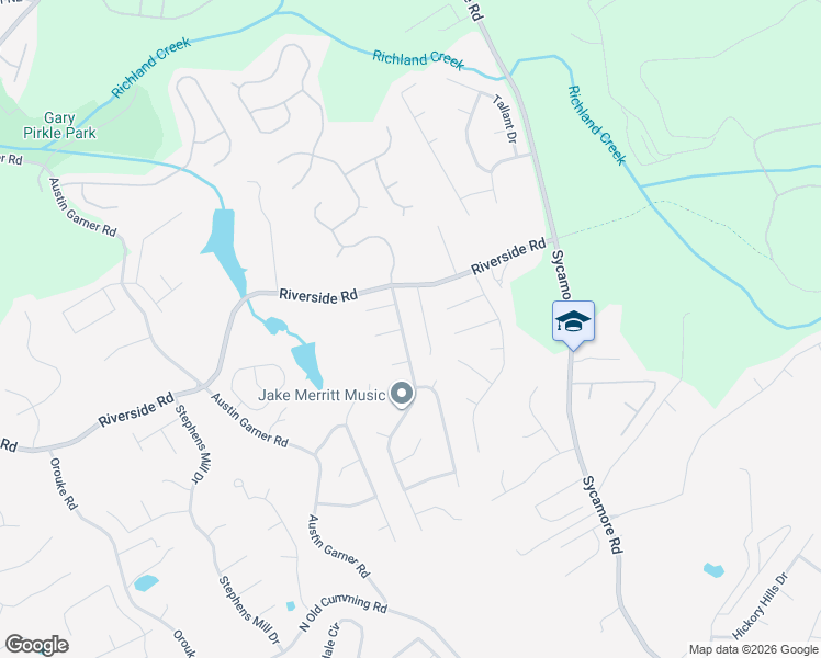 map of restaurants, bars, coffee shops, grocery stores, and more near 5745 Princeton Oaks Drive in Sugar Hill