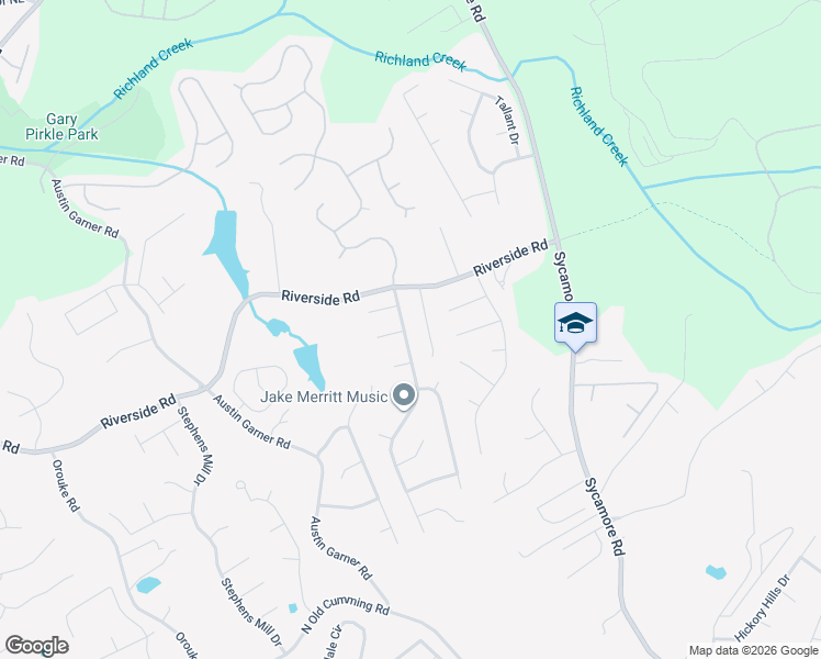 map of restaurants, bars, coffee shops, grocery stores, and more near 5745 Princeton Oaks Drive in Sugar Hill