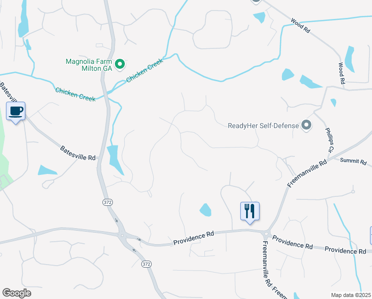 map of restaurants, bars, coffee shops, grocery stores, and more near 221 Affirmed Court in Alpharetta