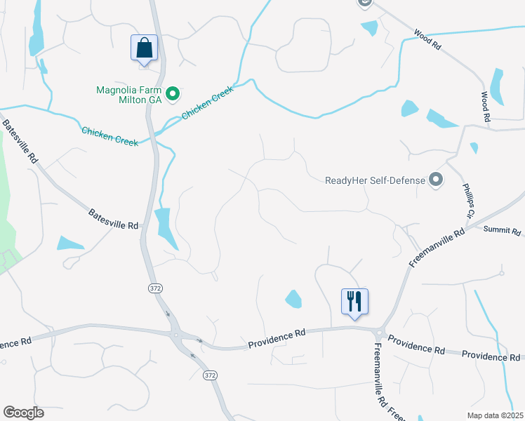 map of restaurants, bars, coffee shops, grocery stores, and more near 221 Affirmed Court in Alpharetta