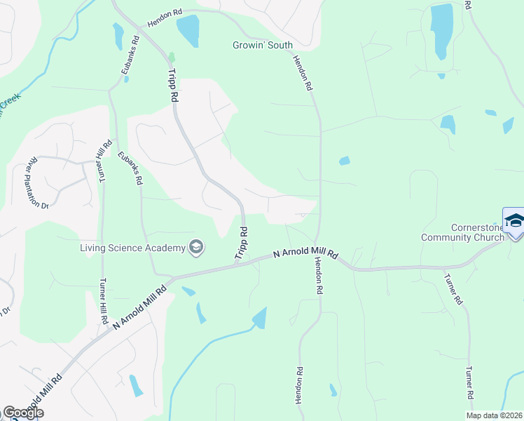 map of restaurants, bars, coffee shops, grocery stores, and more near 302 Fullerton Court in Woodstock