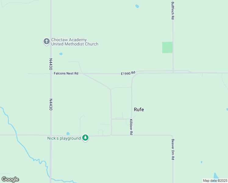 map of restaurants, bars, coffee shops, grocery stores, and more near Falcons Nest Road in Rufe