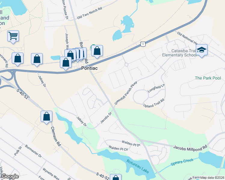map of restaurants, bars, coffee shops, grocery stores, and more near 916 Tonsi Drive in Elgin