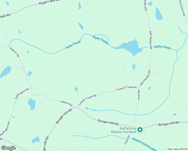 map of restaurants, bars, coffee shops, grocery stores, and more near 501 Edward Lane in Danielsville