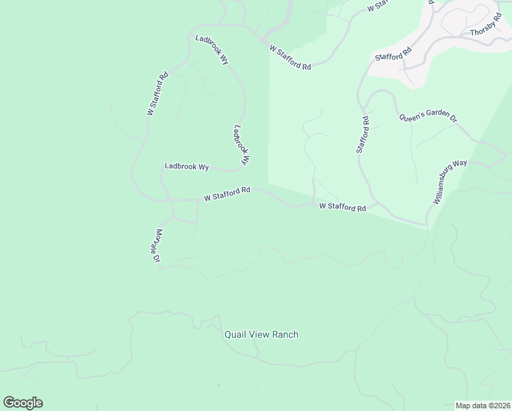 map of restaurants, bars, coffee shops, grocery stores, and more near 949 West Stafford Road in Westlake Village