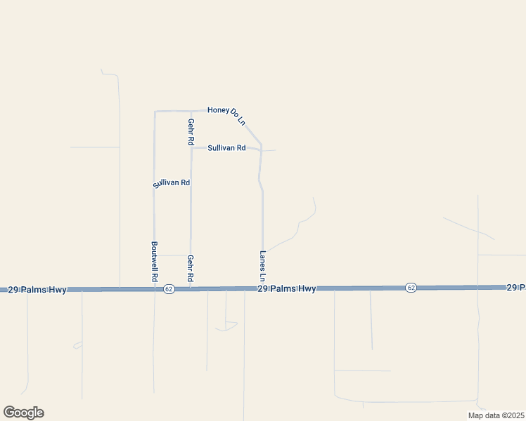 map of restaurants, bars, coffee shops, grocery stores, and more near Lanes Lane in San Bernardino County