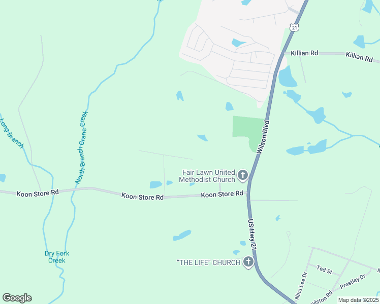 map of restaurants, bars, coffee shops, grocery stores, and more near 148 William Duffie Road in Columbia