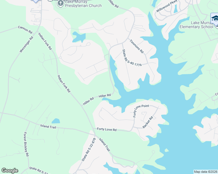 map of restaurants, bars, coffee shops, grocery stores, and more near 521 Hiller Road in Chapin